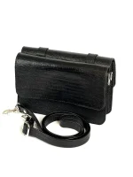 1268-کیف-دوشی-چرم-دخترانه-دو-سگگ-طرح-لیزارد-1