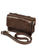 1268-کیف-دوشی-چرم-دخترانه-دو-سگگ-طرح-لیزارد-2
