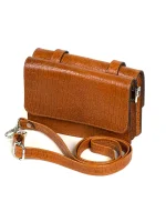 1268-کیف-دوشی-چرم-دخترانه-دو-سگگ-طرح-لیزارد-4