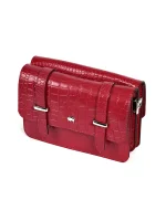 1268-کیف-دوشی-چرم-دخترانه-دو-سگگ-طرح-لیزارد-5