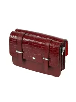 1268-کیف-دوشی-چرم-دخترانه-دو-سگگ-طرح-لیزارد-6