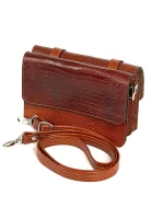 1268-کیف-دوشی-چرم-دخترانه-دو-سگگ-طرح-لیزارد-7